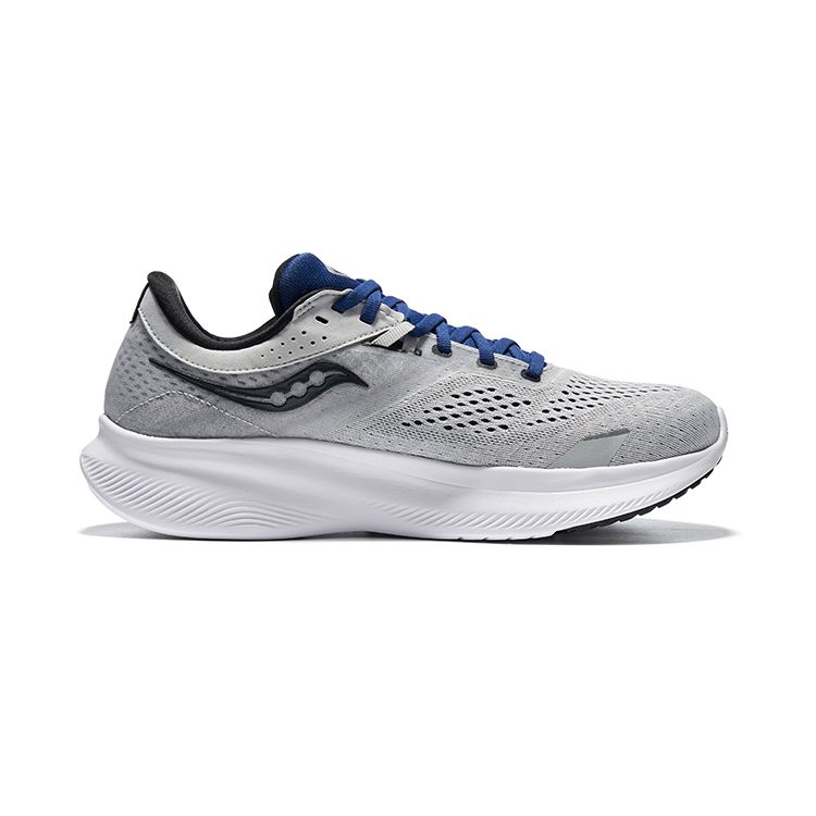 Saucony Ride 16 Comfortable Shock Absorption Non-Slip Durable Low-Top Running Shoes Men sneaker Gray Black S20830-20