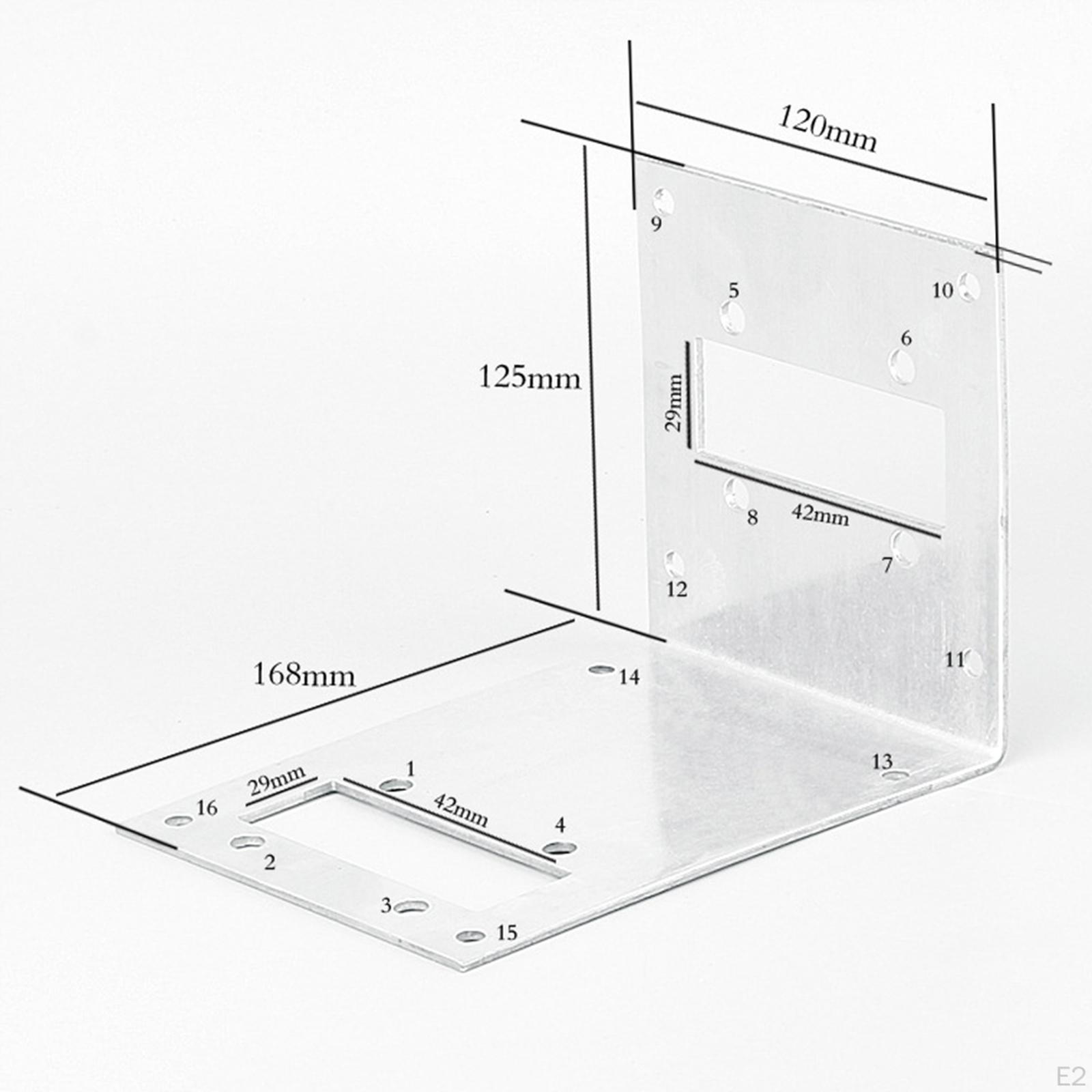 Монтажный кронштейн стояночного обогревателя Основание напольной пластины Автомобильные — фото 3