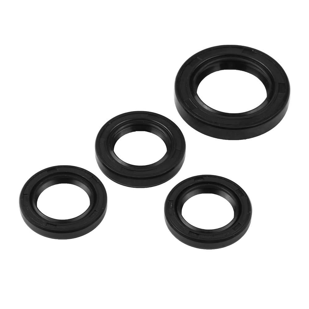 Elerose Original Equipment Seal, 4 Pcs Engine Crankshaft Gear Crankcase Seal