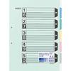 Kokuyo Indexkaarten voor Dossiers, 5 Stapels, 2 Gaten, 10 Paren, B4, Shiki-62