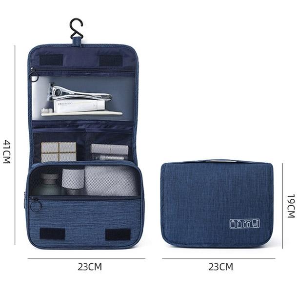 ARDA Men's Travel Cosmetic Bag, Navy Blue