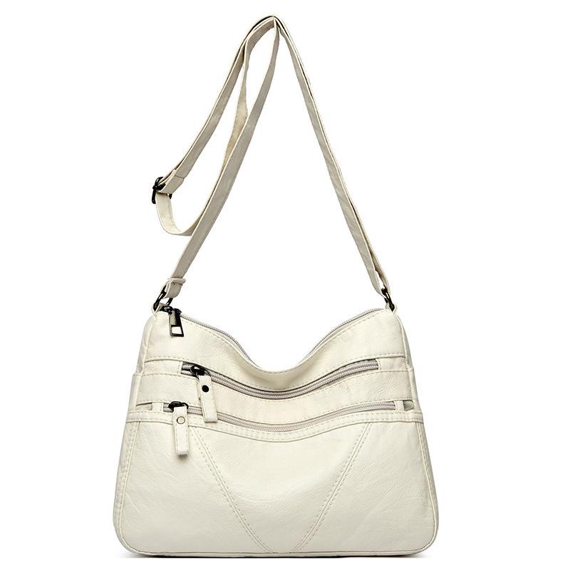 

Модная сумка-мессенджер женская сумка сумка через плечо легкая мягкая сумка из искусственной кожи сумка для мамы белый