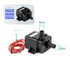 3.6W 4.8W 240L/H Silent Fish Tank Pump DC 12V Solar Brushless Motor Pool Circulating Submersible Pump Water Pump