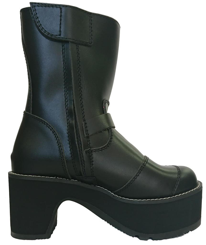 Motorcycle Boots Eagle Ultra Thick Sole OD50 Black [Wild Wing]