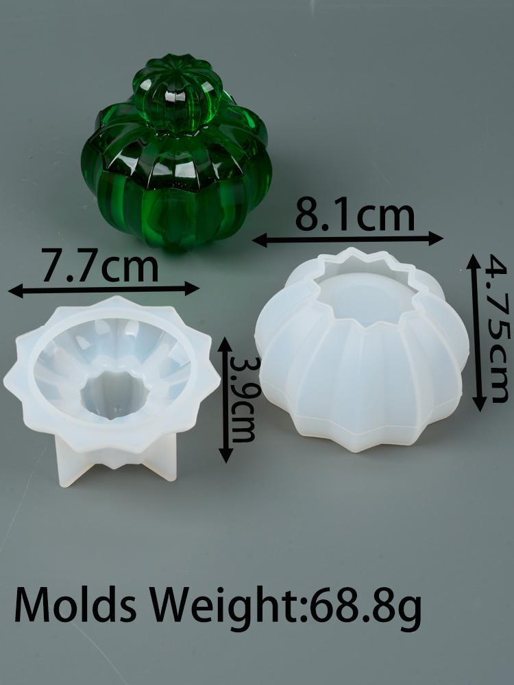 

3D Свеча в виде кактуса, силиконовая форма, имитация растения, коробка для хранения, украшения, смоляная форма, держатель для ручек, инструменты для изготовления поделок, домашний декор