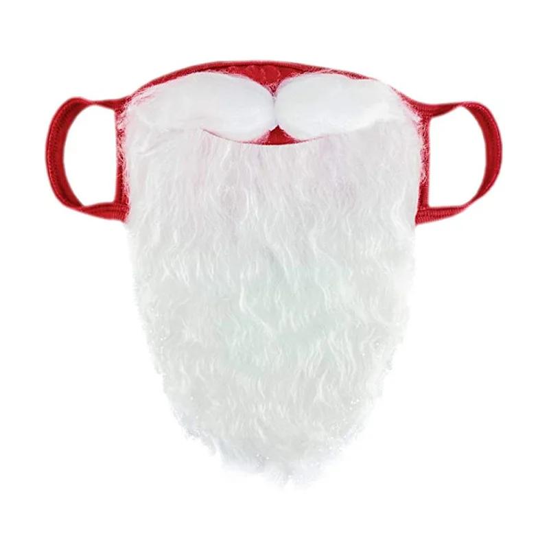 Julenisseskjegg Maskerade Maske Jul Cosplay Festlige Rekvisitter Kostyme Høytidsfest Masker Morsomme Utkledningstilbehør