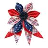 Flower Decorative Sign for Front Door Retro Burlap DIY Wreath And Bow Making Kit Artificial Floral Wall Hanging for Home Indoor Outdoor Decor