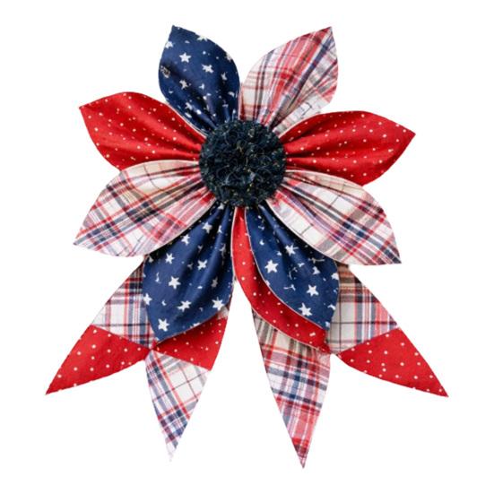 Flower Decorative Sign for Front Door Retro Burlap DIY Wreath And Bow Making Kit Artificial Floral Wall Hanging for Home Indoor Outdoor Decor