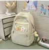 School bag summer Korean ins sweet girl transparent pain high value junior high school
