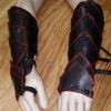 Gothic Arm Guard Adjustable Cosplay Medieval Arm Gauntlets Wristband for Men Women Vintage Role Play Party Armor Bracers