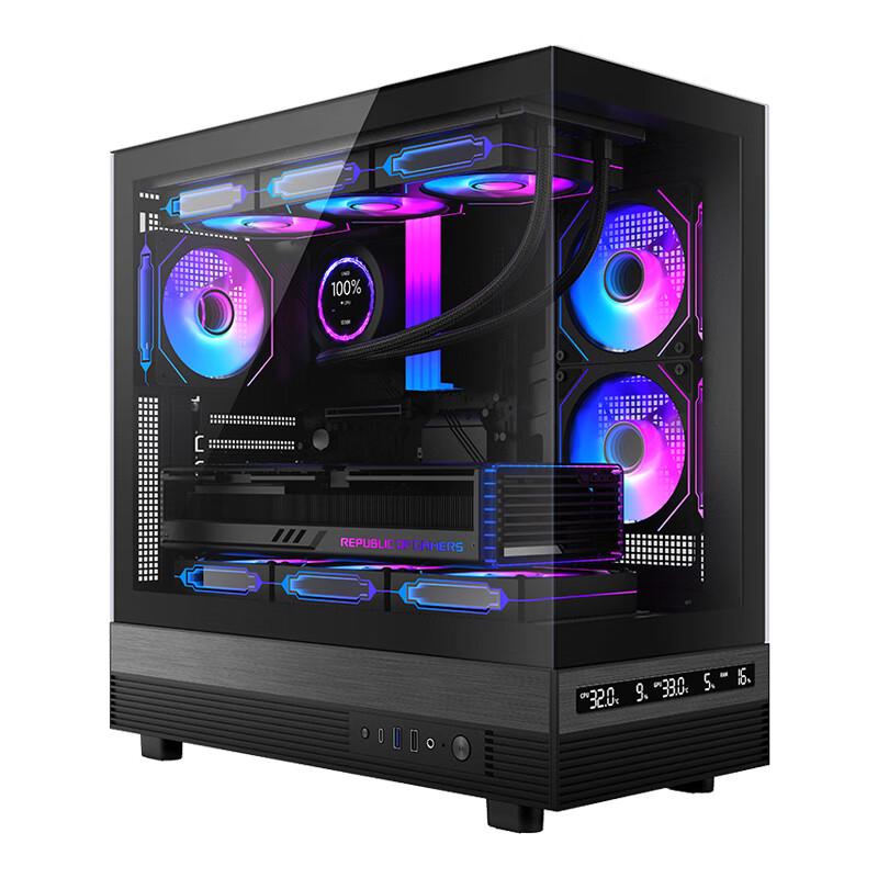 SAMA Jinghong Series Panoramic Gaming PC Case with Screen Display