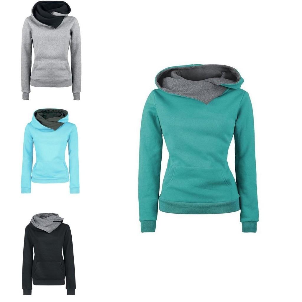Stylish Women's Hooded Pullover Coat Tops Perfect For Autumn And Winter Seasons