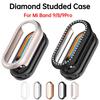 Diamond Protective Case For Xiaomi Mi Band 9/8 Cover Protector PC Shell for MiBand 8/9 Pro Case Shell Fashionable Accessories