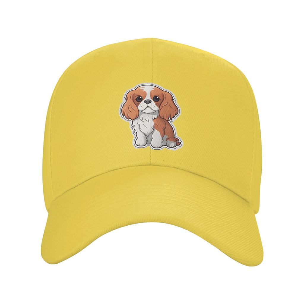 Kawaii Cavalier King Charles Spaniel Casual Baseball Cap Running Hippie Trucker Hat Summer Unisex Baseball Caps