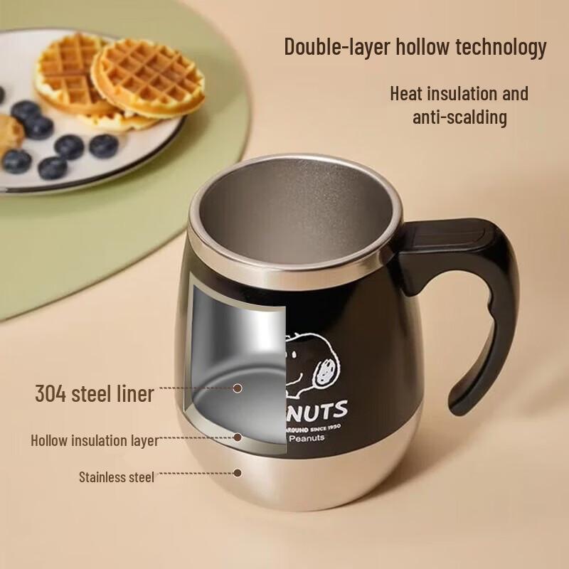 SNOOPY 420ml Isolierter Kaffeebecher