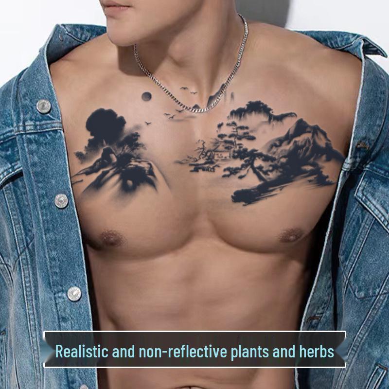 Waterproof Realistic Wing Tattoo Corsage for Men – Long-Lasting & Non-Reflective