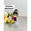 Used Rare Beautiful itemVivienne Westwood Vivienne Westwood Wristwatch Quartz Ove Dial Leather Band Black Gold