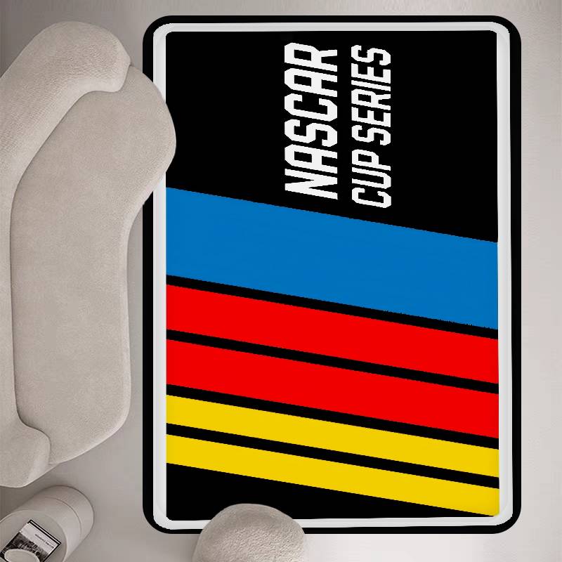 N-NASCARS Racing Car Entrance Door Mat Washable Non-Slip Living Room Sofa Chairs Area Mat Kitchen Welcome Doormat