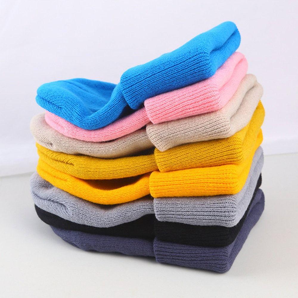 Thickened Beanie Caps Keep Warm Knitted Hat Casual Winter Hats  for Men Women