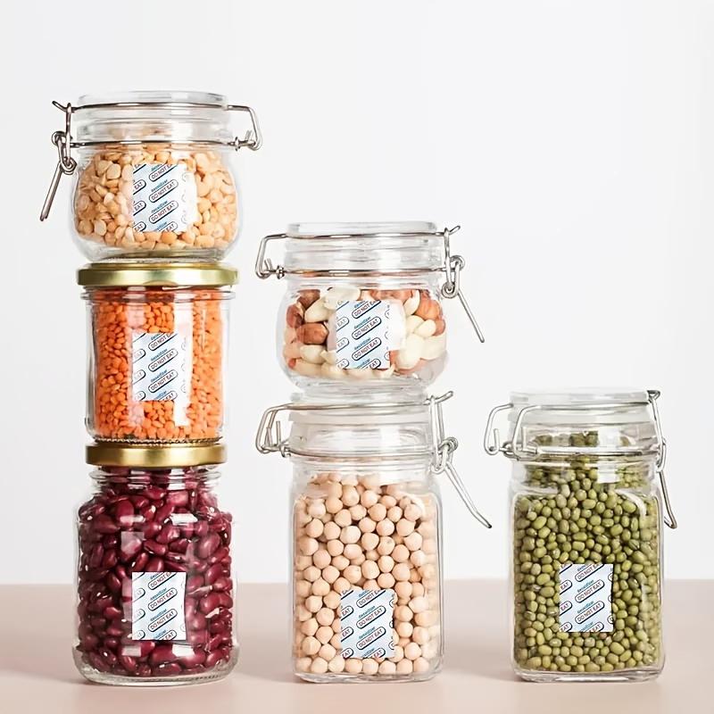 200/250/300 Pcs Food Grade Oxygen Absorbers Non-Toxic Long Term Storage Packets for Sealed Bags Jars Dry Food Pantry Use