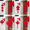 Chinese New Year Decorations 2026 Lucky Fortune Hanging Pendants Traditional Spring Festival Living Room Hanging Ornaments