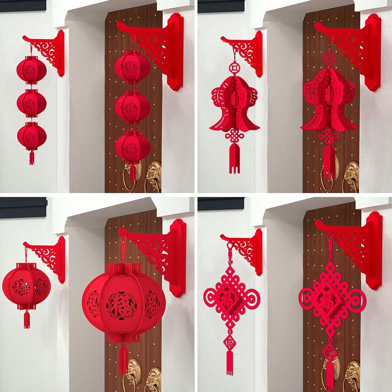 Chinese New Year Decorations 2026 Lucky Fortune Hanging Pendants Traditional Spring Festival Living Room Hanging Ornaments