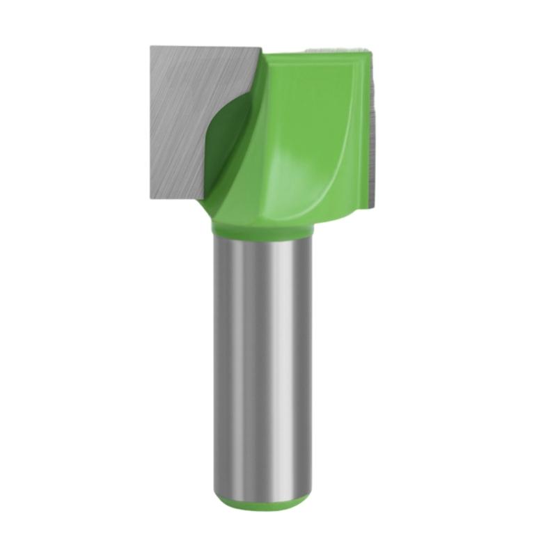 Durability Steel Tipped Bottom Cleaning Routers Bit for Efficient Woodworking Task with 1/2Inch Shank and Green Finishes