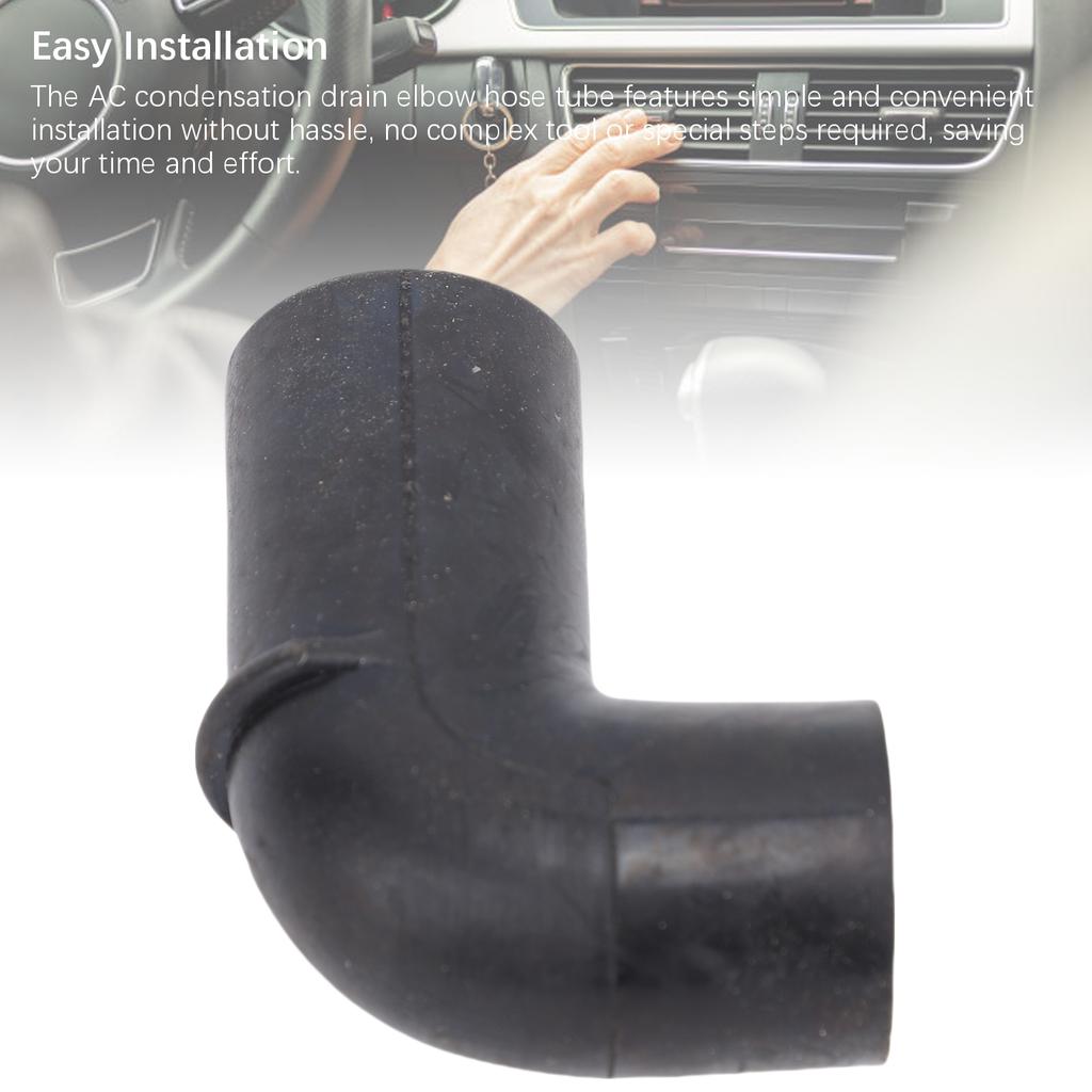AC Condensation Drain Elbow Rubber Hose Tube F3LE 6A614-AA Enhanced Performance Heat Proof Replacement for Mark VIII 1993-1998