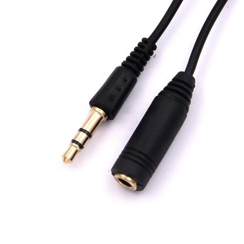 3.5mm Jack AUX Male To 3.5 Mm Female Adapter Extension Cable with Volume Control Audio Stereo Earphone Headphone Cord