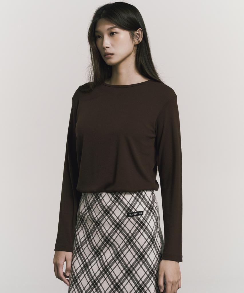 Nigaennikol [Essential] Essential Round Top_Brown