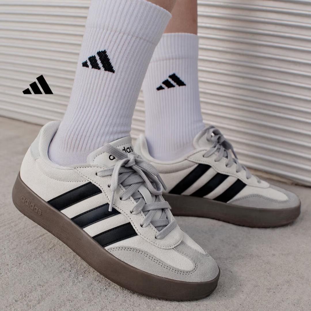 

Adidas Кроссовки Т-образной формы BARREDA Кроссовки Тренировочная обувь для мужчин и женщин Adidas JQ4234 35.5 серый