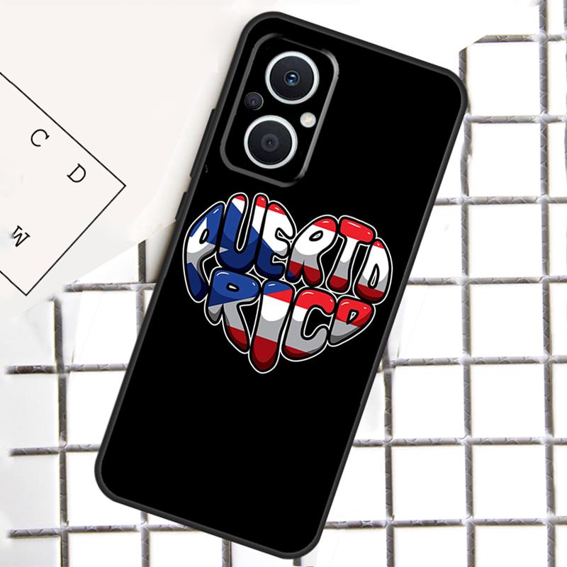 Puerto Rico Flag Phone Case For OPPO Reno 8T 7 8 Lite 14F 14 13 12 11 F 10 Pro OPPO Find X8 X6 X5 X9 Pro Cover