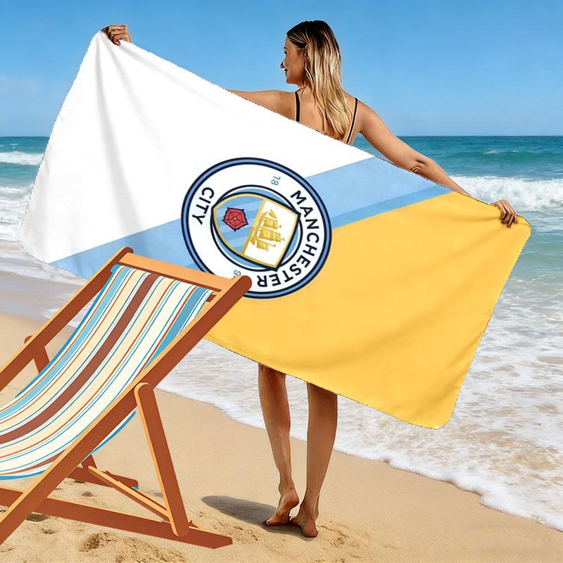 The Blues Poster Print Beach Towel, Large Soft Quick Dry Towel for Beach Camping Swimming