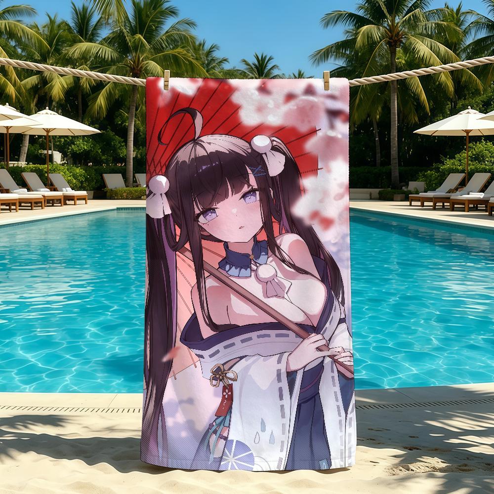 Game Stella Sora Towel For Outdoor Camping Beach Towel Super Absorbent Quick-Drying Summer Towel