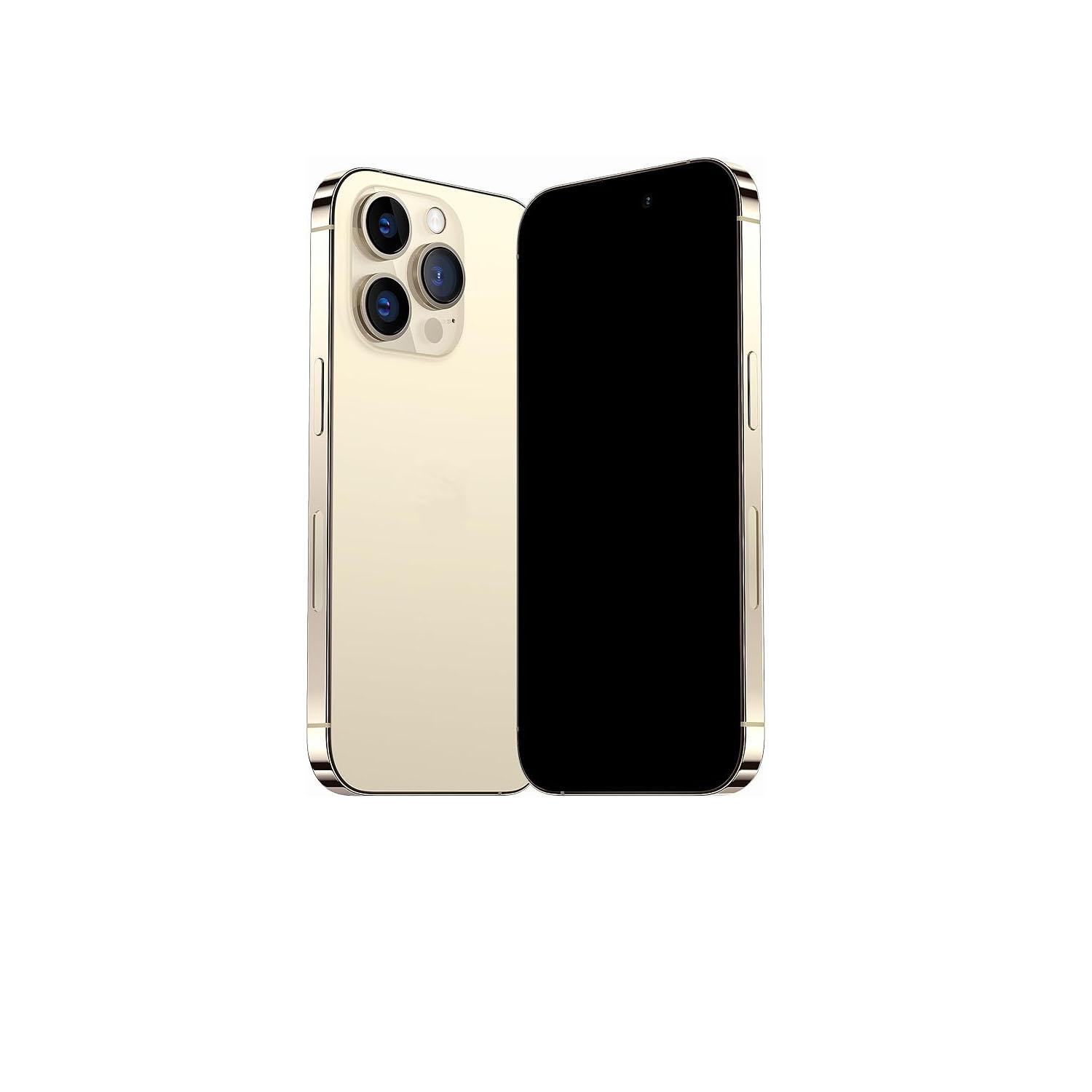 

Модель телефона-пустышки премиум-класса с дисплеем для iPhone Pro 14, золотистая Реплика устройства для показа и розыгрышей — Pro 14, золотистая