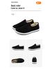 Men's Winter Warrior Cotton Velvet-Lined Slip-On Shoes - Thick, Warm, Casual Old Beijing Style for Elderly