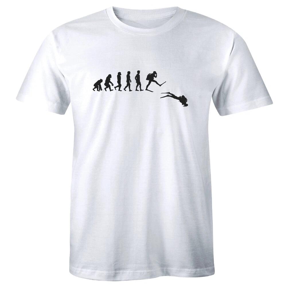 Scuba Diver Evolution Men s T-Shirt Funny Scuba Diving Lover Cool Instructor Tee XL