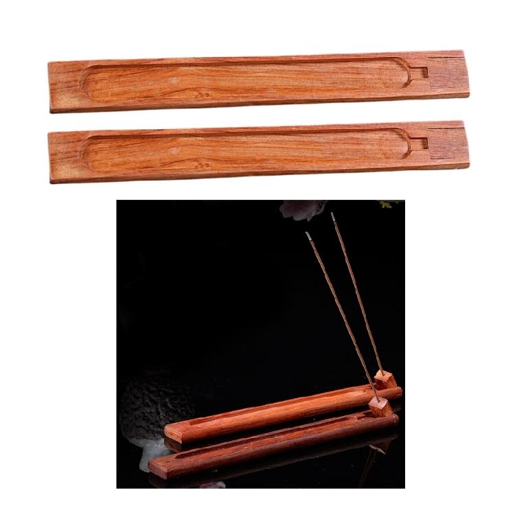 2pcs Wood Incenses Holder With Adjustment Angles Aromatherapies Incenses Holder Great for Office or Home Decoration