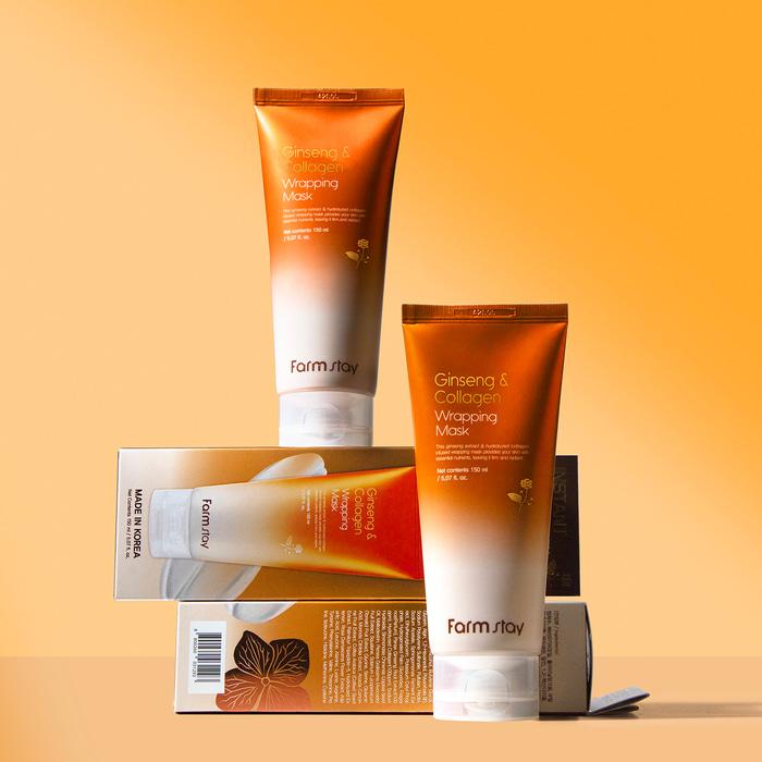 [Farmstay] Masque Enveloppant Ginseng & Collagène 150ml