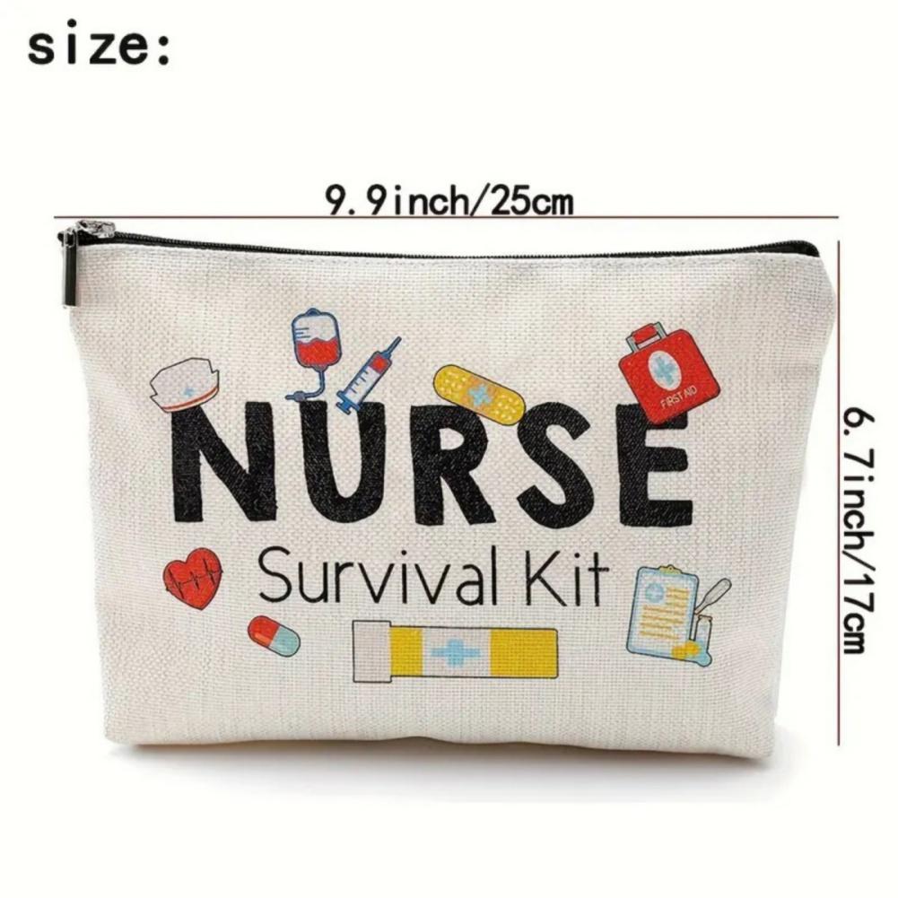 6pcs Nurse Cosmetic Bag Nurse Survival Kit Travel Stroge Bag