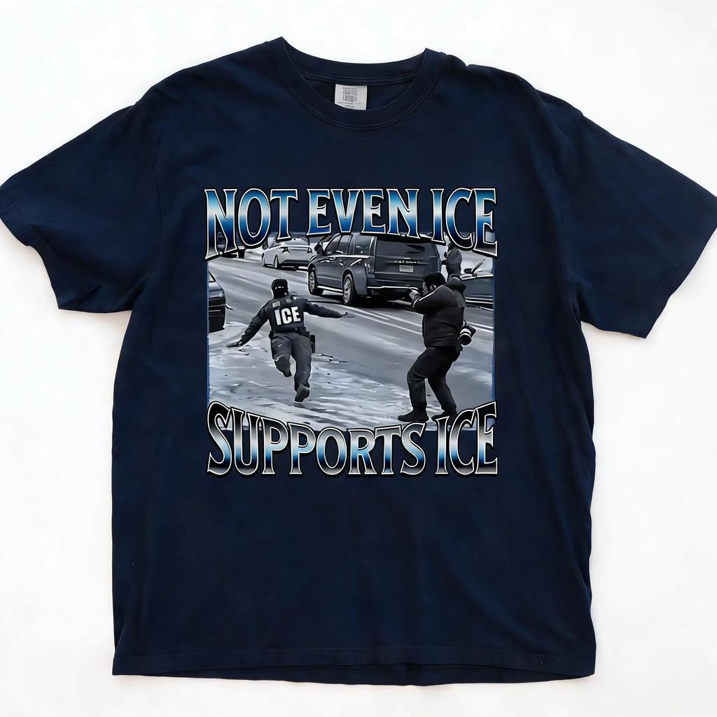 Not Even Ice Supports Ice Cotton Unisex Shirt Abolish ICE Justice for Renee Protest Shirt Pro Democraty ShirtSocial Justice