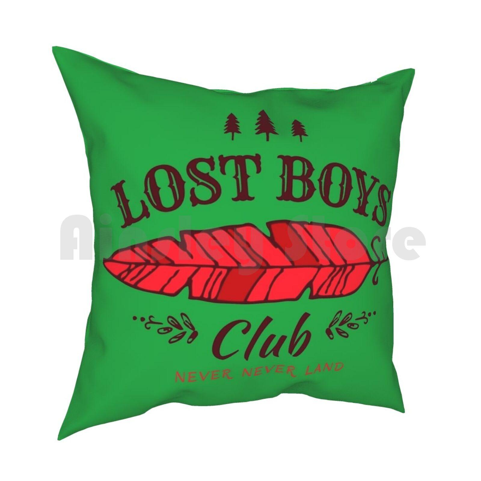 Club   Pillow Case Printed Home Soft DIY Pillow Cover Neverland Neverneverland Never Land Hipster Fan Fandom Fan Youth 30cmx30cm