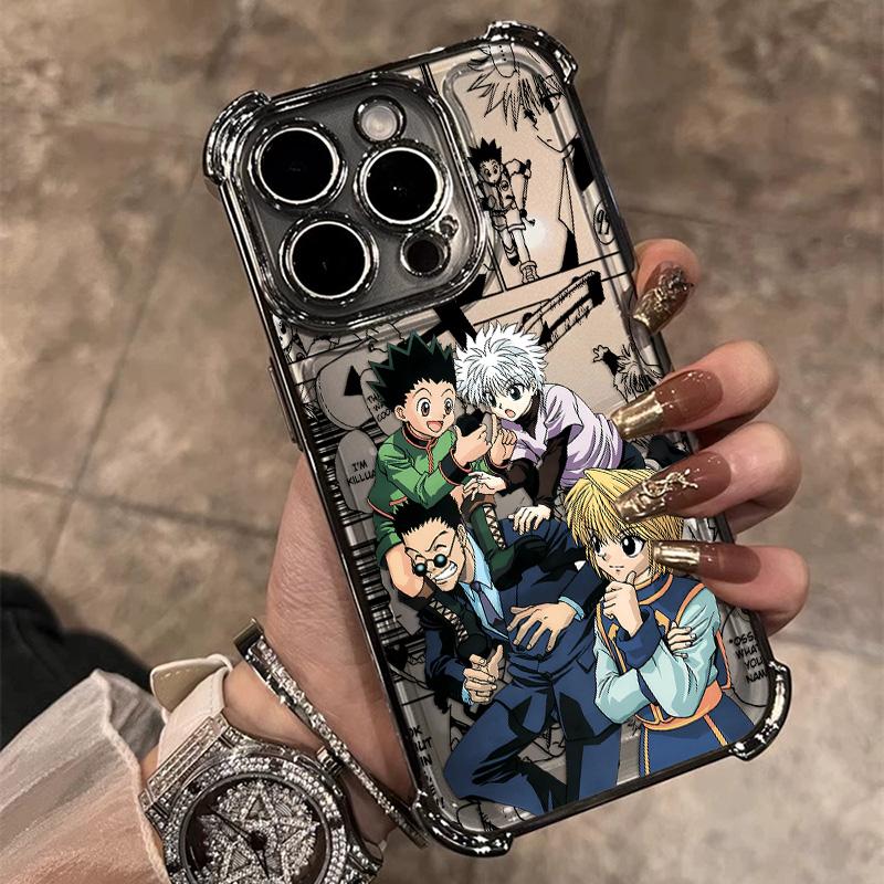 Anime Killua Hunter X Hunter Plating Phone Case For Google Pixel 10 9 8 7 9a 8a 7a Pro XL 5G Anti Fall Airbag