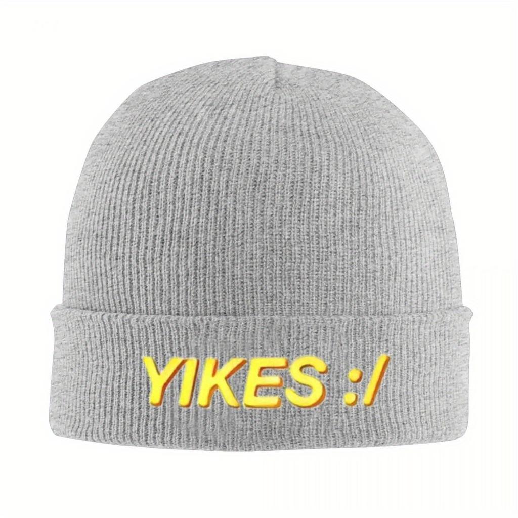 Yikes - Rapper Lil Peep Hats Autumn Winter Beanies Baggy Gustav Cap Female Male Acrylic Knitted Hat
