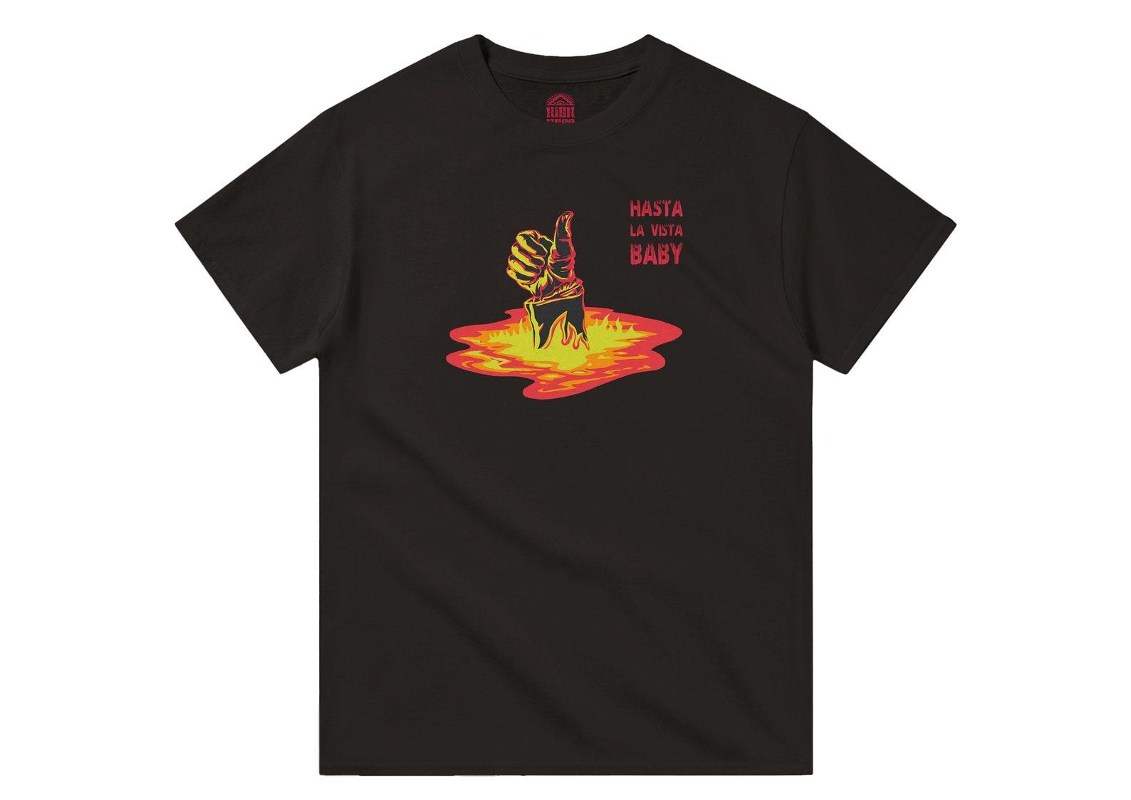 Terminator 2 T-Shirt: Hasta la Vista Baby, Movie Print Tee S