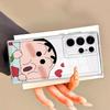 Case for Samsung Galaxy S25 Edge S20 Plus S26 S24 S21 S22 FE Note 20 Ultra 10 S23 Ultra Phone Cover Cartoon Crayons Shinchan
