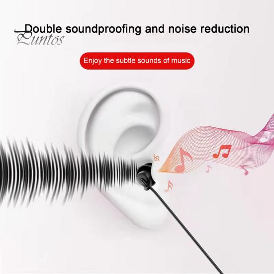 Auriculares con cable tipo C, intrauditivos, sonido HiFi, reducción de ruido de latón pesado, sensación inmersiva, auriculares con cable