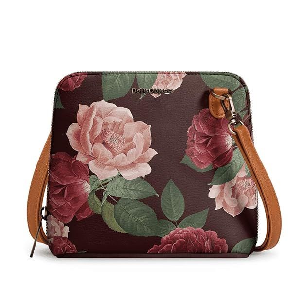 Trapeze Sling Crossbody kabelka pro dívky a ženy | Vyrobeno z odolného materiálu veganské kůže | Pečlivě ručně vyráběné | Zavírání na zip