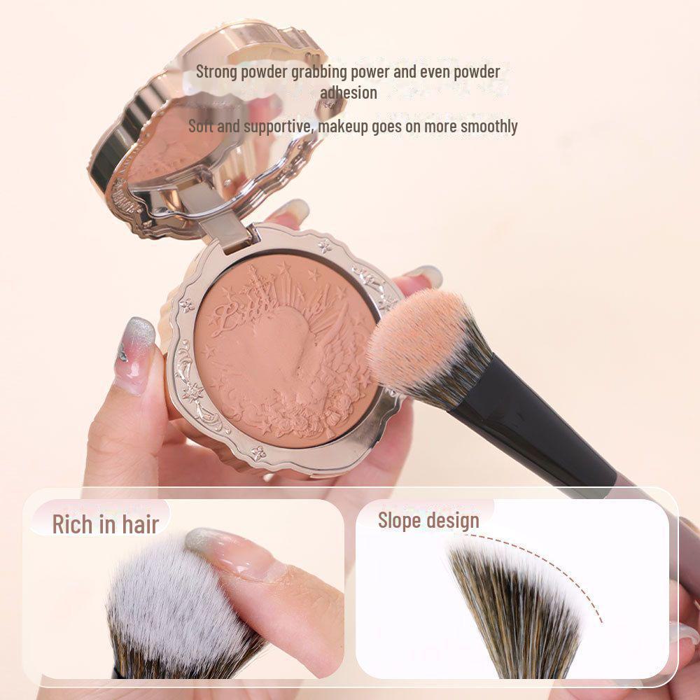 Soft Hair Liquid Blush & Contour Brush - Cream and Slope Design