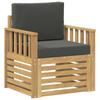 2 Piece Outdoor Sofa Set Polyester White and Anthracite